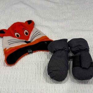 Kombi Kids Felix the Fox Hat and Mittens Set